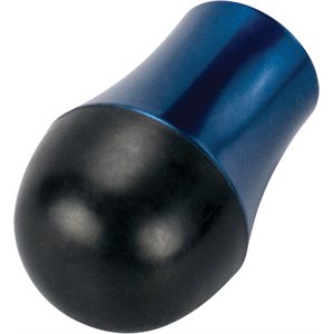 2" Alum Fighting Butt- Cobalt Blue