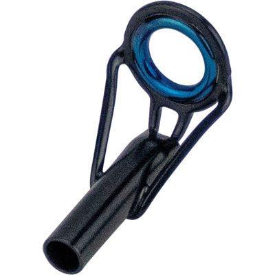 P Top 6 Blue Zircon Ring 4.0 Tube-Black