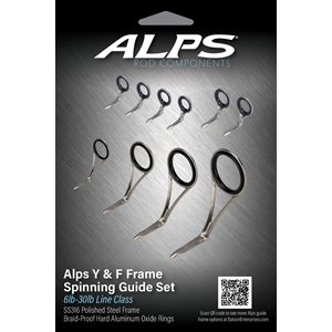 7' 10"-6' 6" Alps Polished Spinning guide Kit / no top