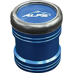Aluminum Butt Cap 20mm - Cobalt Blue
