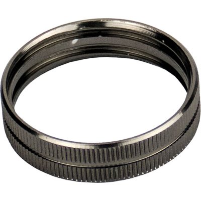 Locking Ring Alum for Sz 16 graphite reel seat-Dark Titanium Smoke