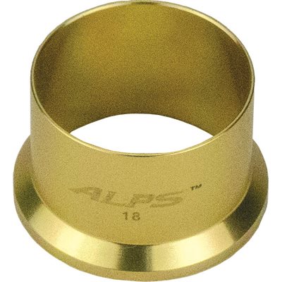 Reel Seat Pipe Extension Ring Size 18 - Pale Gold
