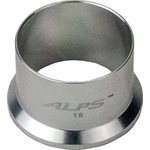 Reel Seat Pipe Extension Ring Size 18 - Silver
