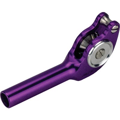 Roller Top 16.0 Tube without Ball Bearing-Purple w / Slvr Cover & Rlr