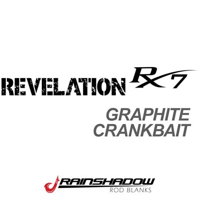 Blank Revelation 7' 1pc Med Crank Bait - Special Edition Carbon / Satin White