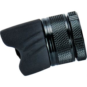 RPD Nut Nylon Graph Soft Touch double knurled - Black