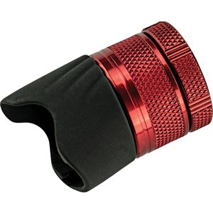RPD Nut Nylon Graph Soft Touch double knurled - Red