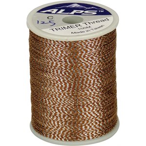 Trimer thread size C small spool - silver / brown
