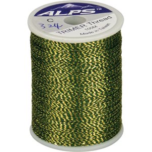 Trimer thread size C small spool - gold / green